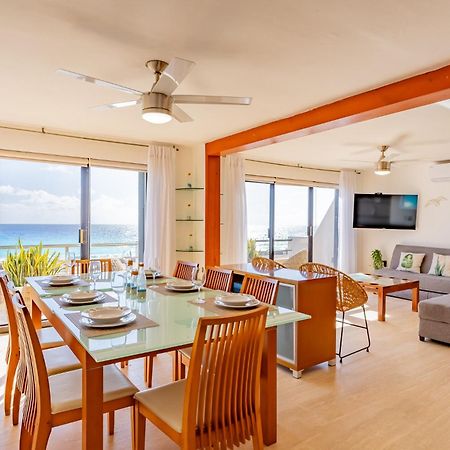 Amazing Caribbean Ocean View At Villas Marlin In Cancun Bagian luar foto