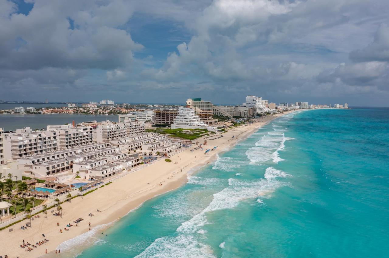 Amazing Caribbean Ocean View At Villas Marlin In Cancun Bagian luar foto