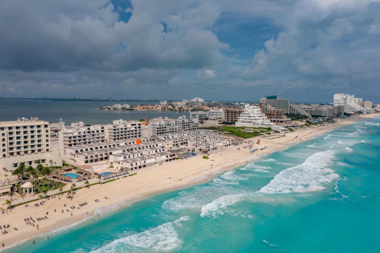 Amazing Caribbean Ocean View At Villas Marlin In Cancun Bagian luar foto