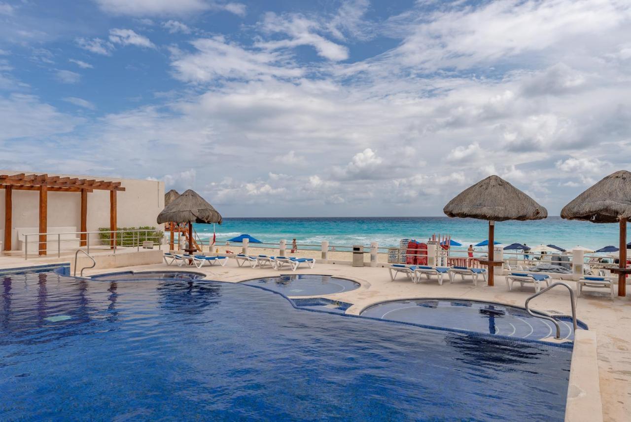 Amazing Caribbean Ocean View At Villas Marlin In Cancun Bagian luar foto