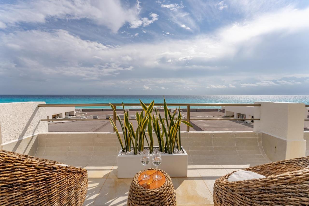 Amazing Caribbean Ocean View At Villas Marlin In Cancun Bagian luar foto